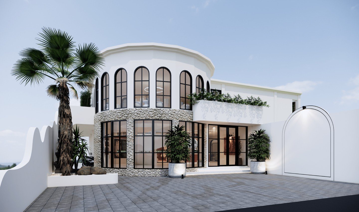 Luxury villa construction in Bali for wellness living